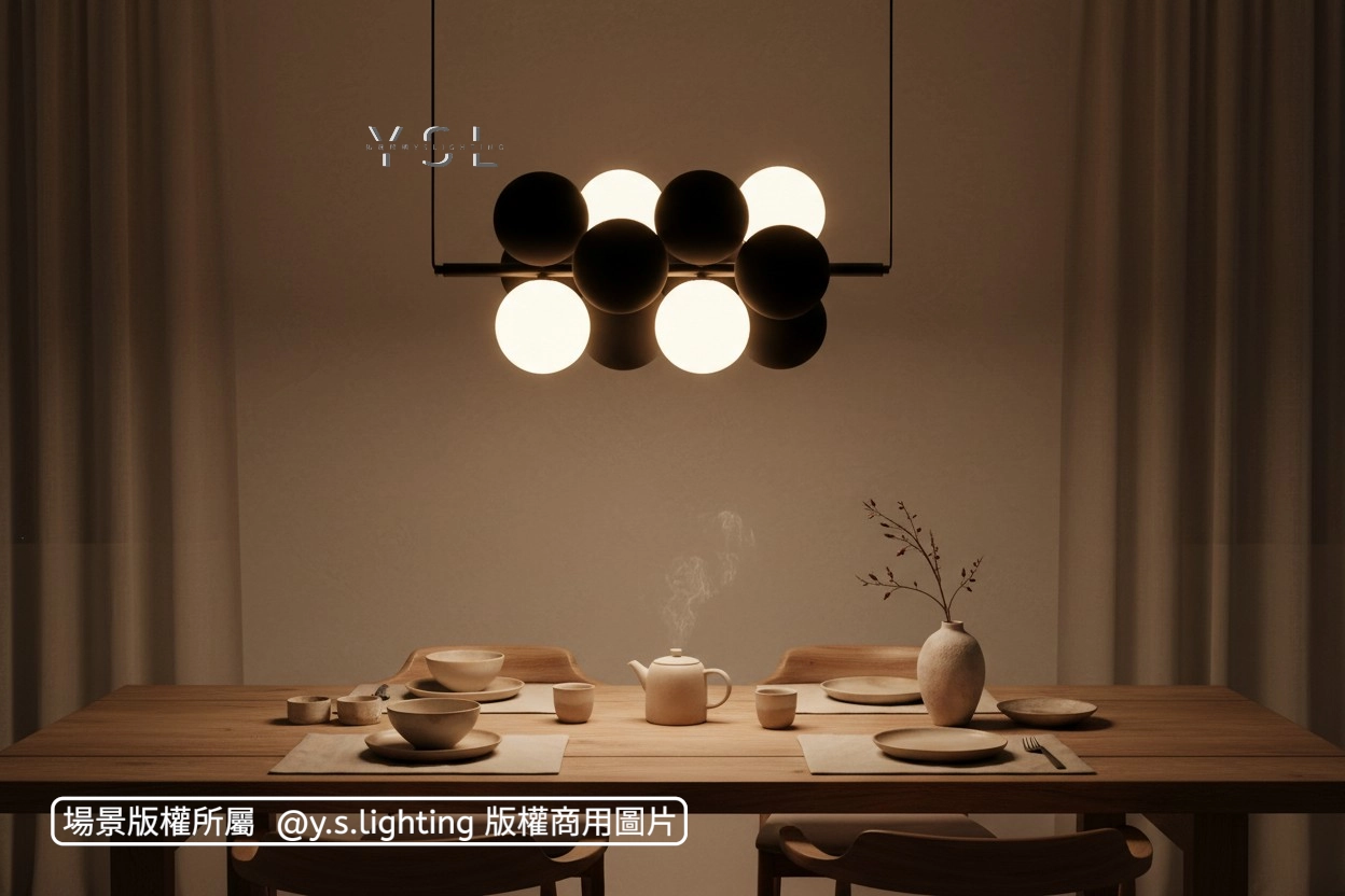 簇擁光球吊燈-長款-2款