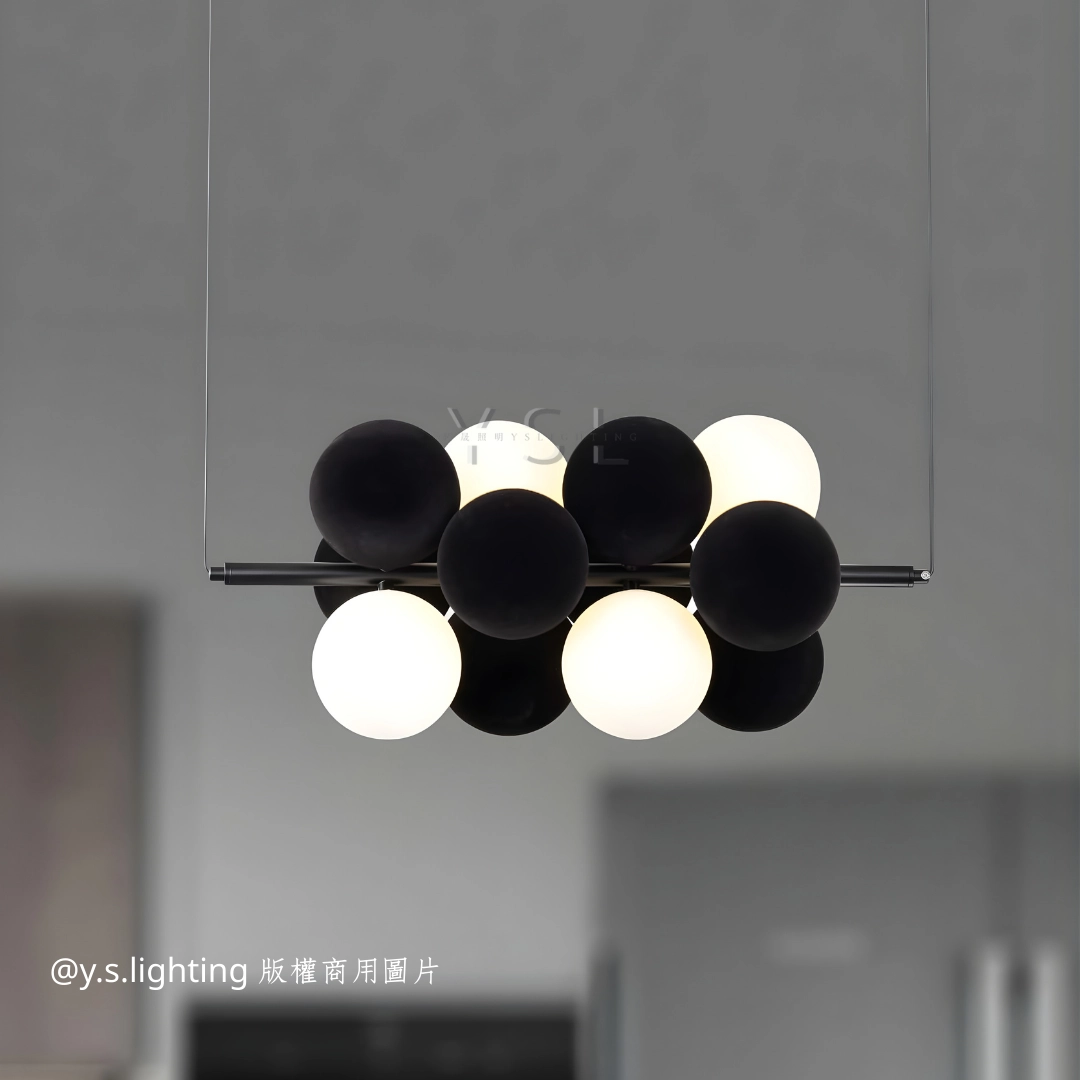 簇擁光球吊燈-長款-2款