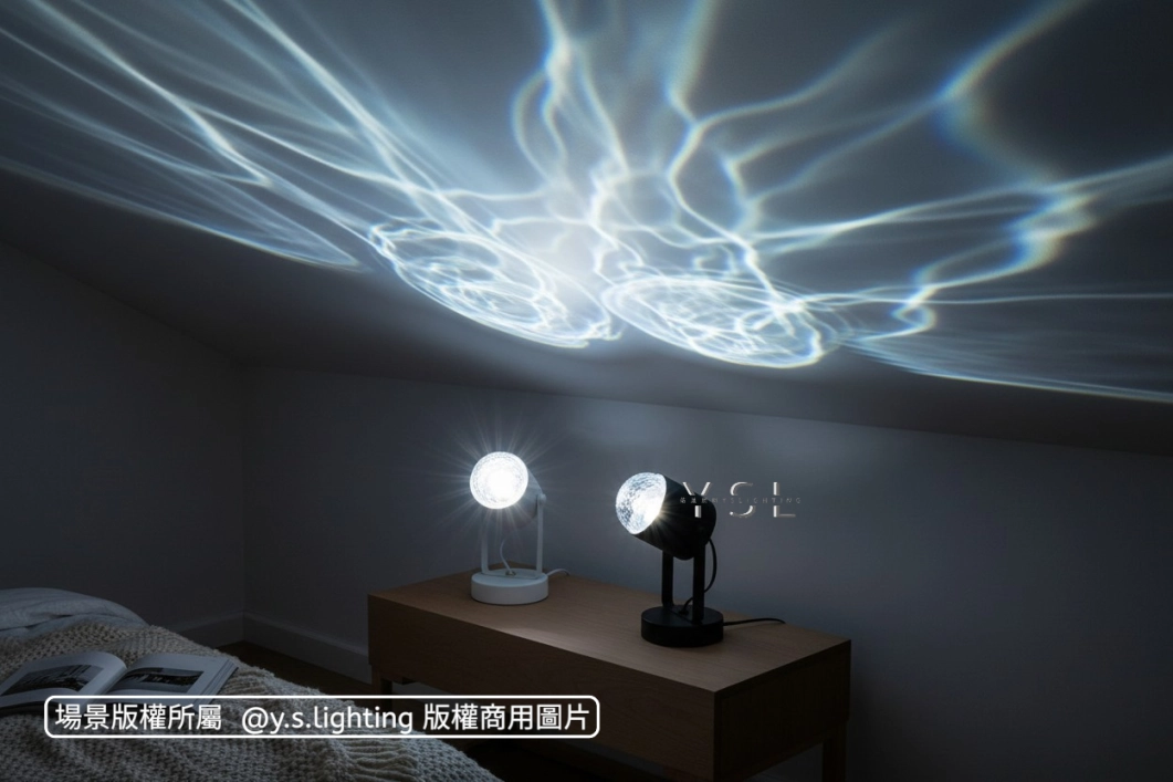 檯燈款-3D動態水波紋燈