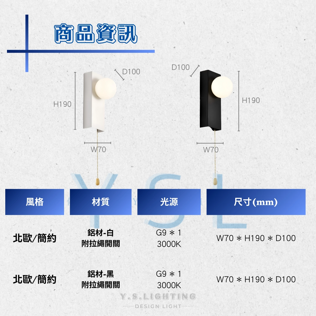 1Warm壁燈-2款