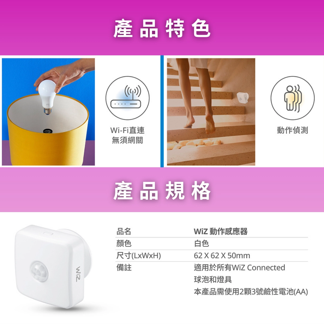 WiZ │動作感應器