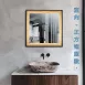 浴室| 鋁框造型鏡燈-背光