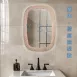 浴室| 玻璃外框鏡燈-背光