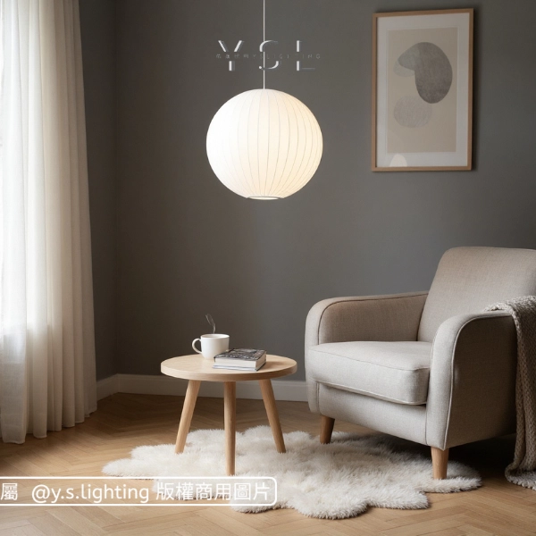 布影詩篇吊燈-圓款
