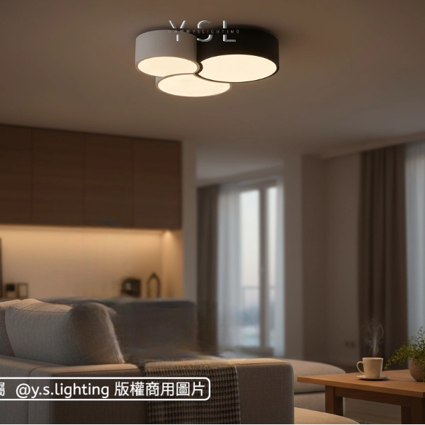 三圓協奏曲吸頂燈