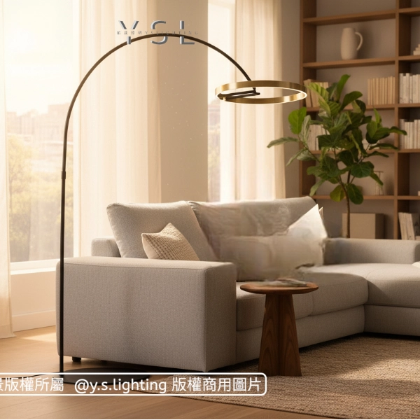 紐樂環舞落地燈