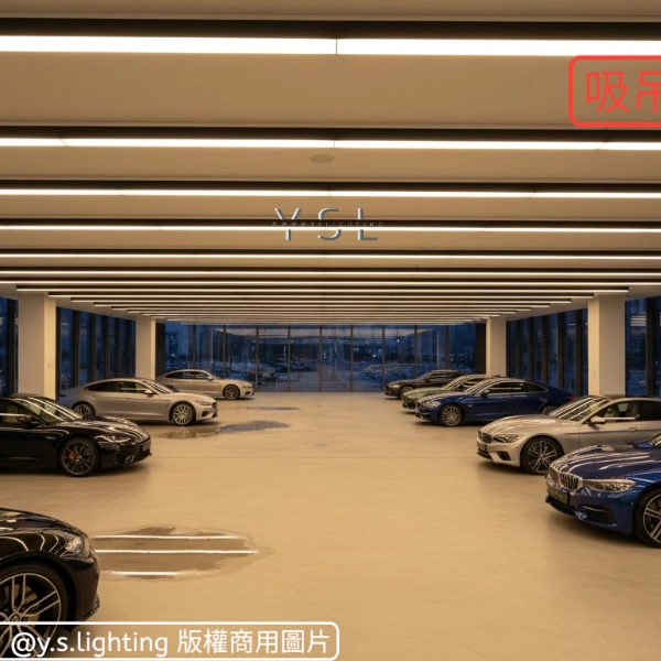 吸吊｜方型擴散長條燈