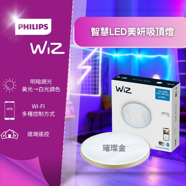 WiZ｜智慧美研-吸頂燈