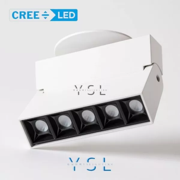 8CM │ 折角格柵投射型-崁燈