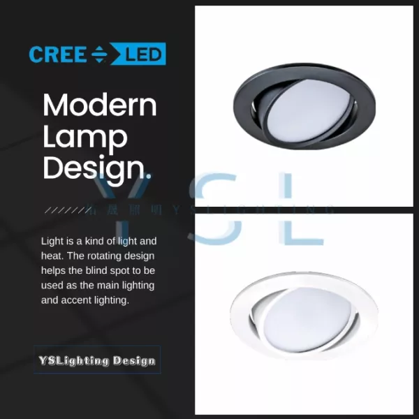 9.3CM │ 熱銷擴散轉角-崁燈