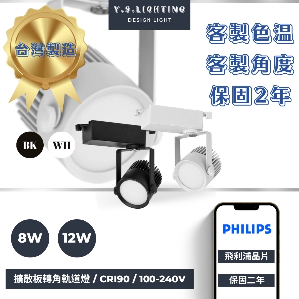 8W、12W  │ 熱銷擴散-軌道燈