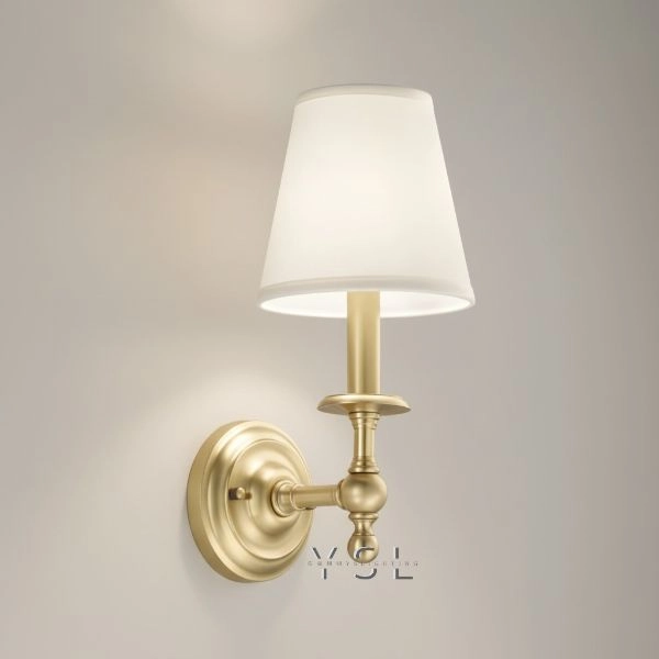 銅布曲壁燈-2款