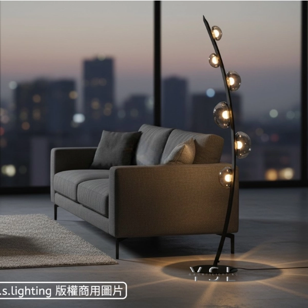 放閃情調落地燈