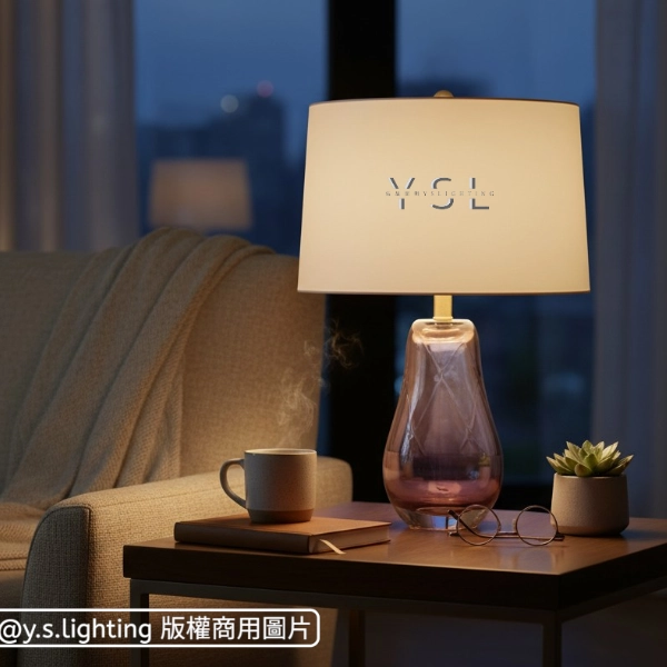 緞絲絮調檯燈-2款
