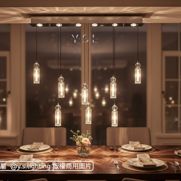 晶耀月夜吊燈-2款