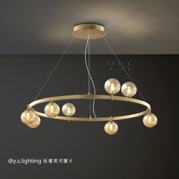 泡泡遊藝吊燈