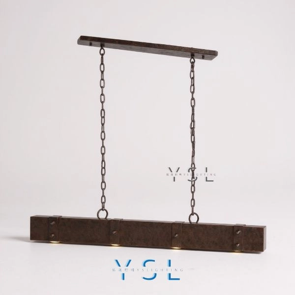 獷梁鋼木吊燈-2款