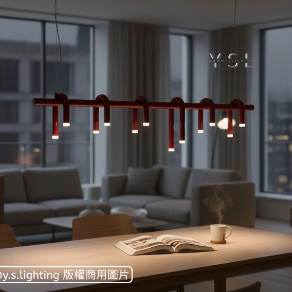 緋韻映照吊燈-長款