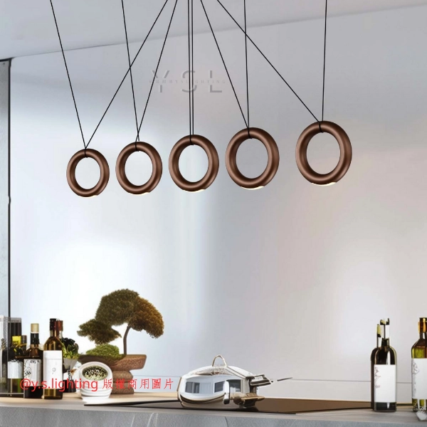 甜甜圈吊燈-長款