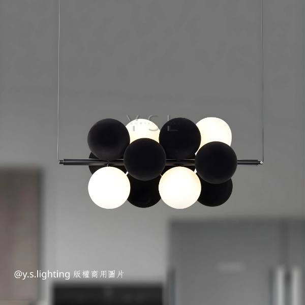 簇擁光球吊燈-長款-2款